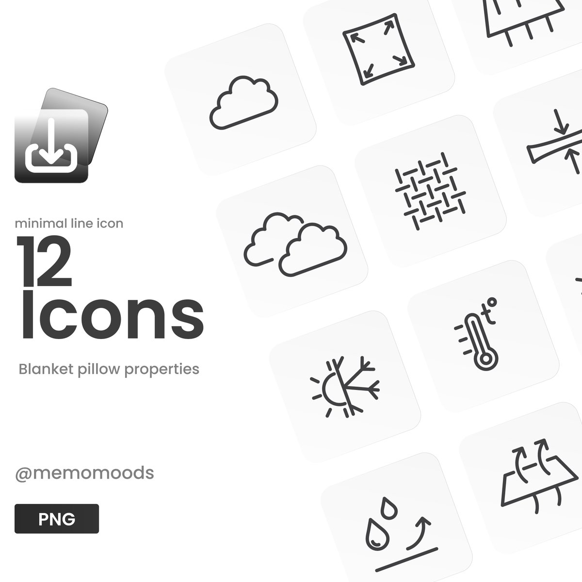 memomoods96's tweet image. [006]Blanket pillow properties line icon set
🛒สั่งซื้อ : friendii.art/s/v58jhsi
🍀ราคาเพียง:
Set 12 Icons (ไฟล์ PNG): เพียง 14.-
Set 12 Icons (ไฟล์ PNG + EPS): เพียง 29.-
#vector #digitalproduct #icons #memomoods #illustration #FriendiiArt