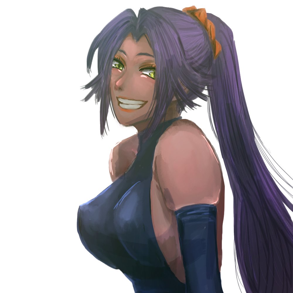 色塗り練習　夜一さん
褐色肌むずすぎる！