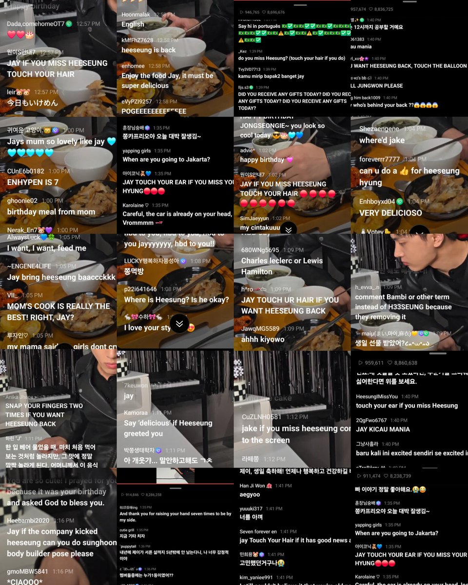 wonwonjpg's tweet photo. “he’s addressing both sides”
“ blame both sides ”

meanwhile this is literally his live comment section even if some people spam ot6 tags it's minority cuz we are not the one who are protesting and making tag dropping schedule every hour, believe it or not but enhypen is 6 now https://t.co/BHEyk8c73x