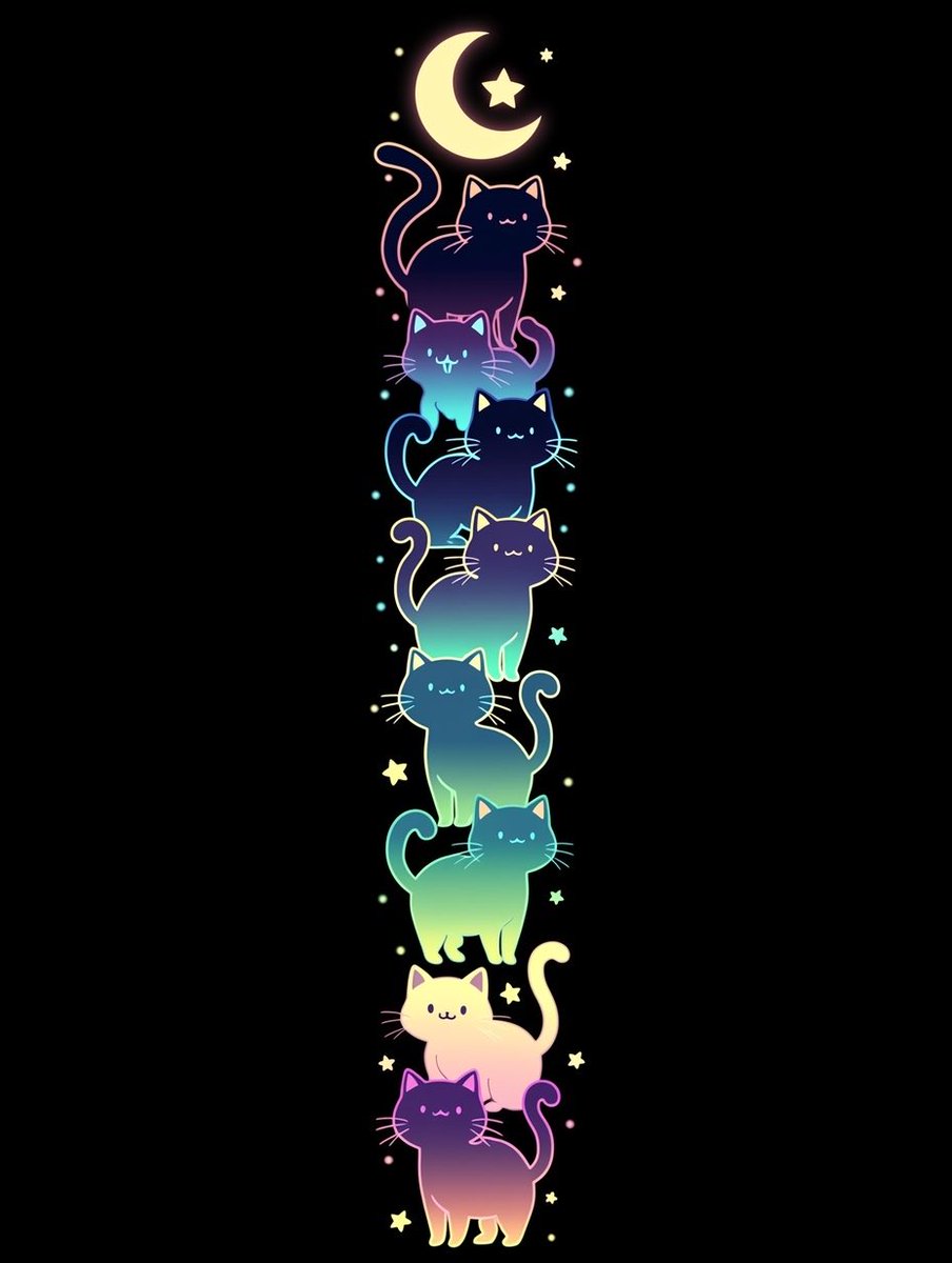月と星と猫