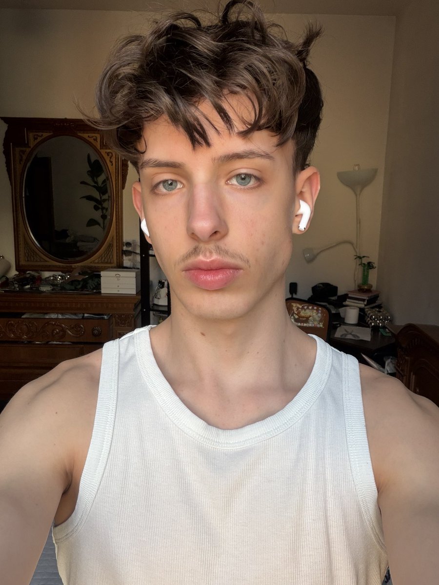 with mustache or without? 👀