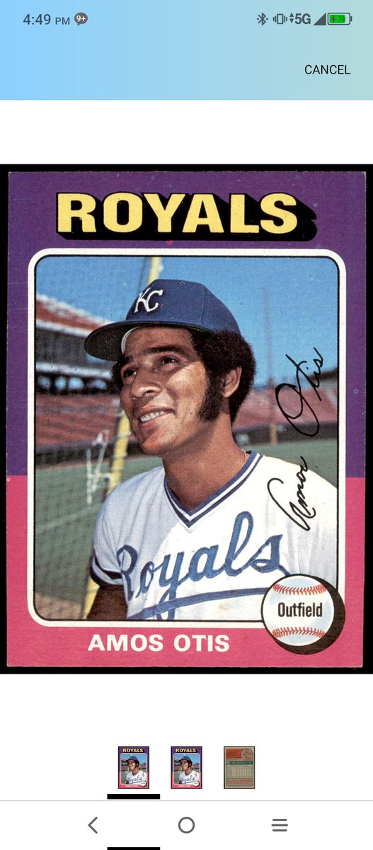 kellyHammo71824's tweet image. Amos Otis #Royals #MLB