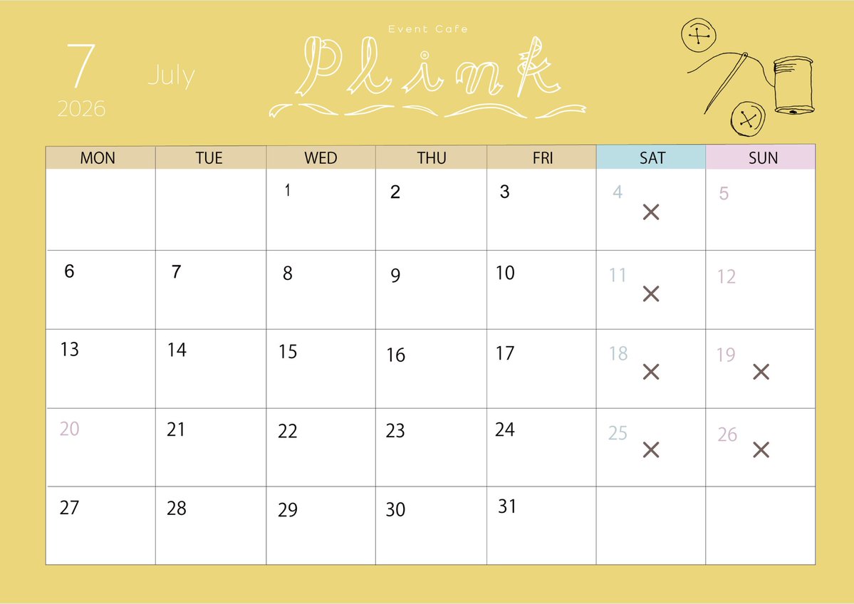 Event Cafe Plink【一日店長ができるお店】3号店👗 tweet media