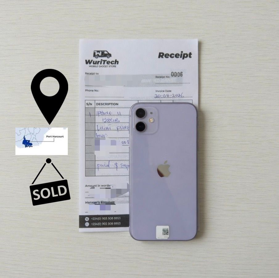 wuritech_ng's tweet image. ✅ UK Used iPhone 11 (128GB) – Light Purple

Sold &amp;amp; Delivered by WuriTech 🚚

📍 Port Harcourt

Thank you for your patronage! 💯 #Iphone11