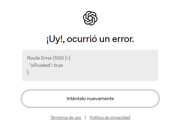 andyricor's tweet photo. Alguna idea de que le pasa a nuestro amigo @OpenAI https://t.co/pCFmq0Iezl