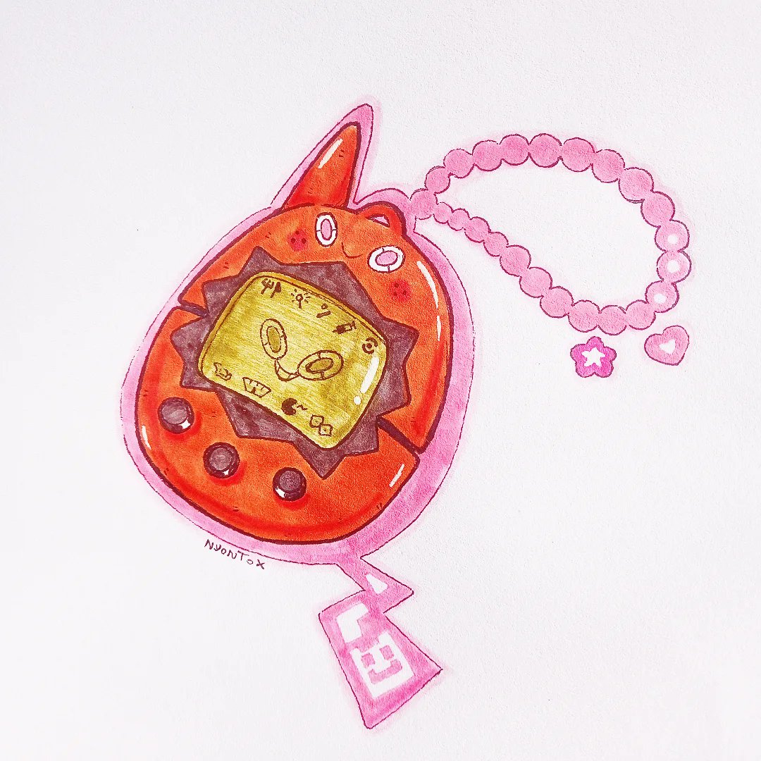 Nyontox's tweet image. 👾 Tamagotom 👾

Electric/Fairy Type.

#Pokémon #fakemon