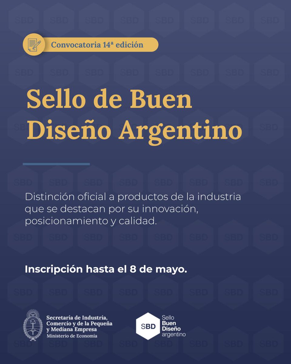 Secretaría de Industria, Comercio y PyME tweet media