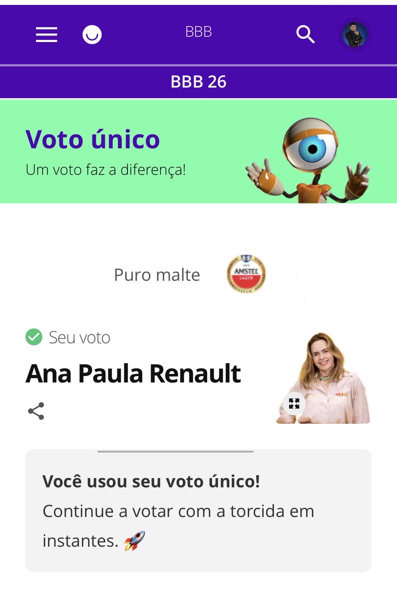 AGUARDANDO ESSE MOMENTO DESDE 2016

#AnaPaulaCampeã #BBB26