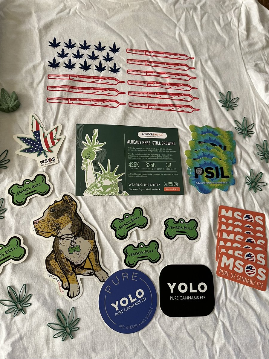 junglejava1's tweet photo. Happy 420 #MSOSGang!  Thank you for the 420 gift package @AdvisorShares I appreciate it 😊🥂💚

$MSOS $MSOX $YOLO $PSIL https://t.co/VKqFKIlmZP