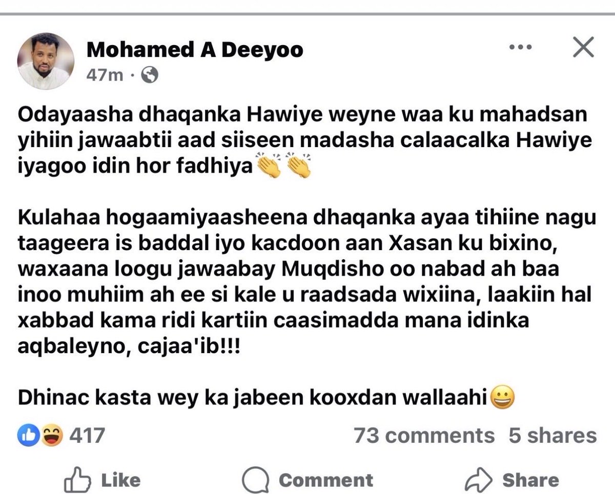 Banaadiri eebow Cadde tweet media