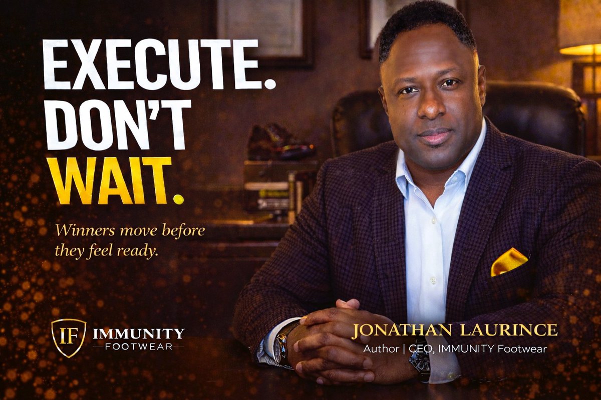 JLaurince14194's tweet image. MONDAY IS NOT FOR THINKING
IT’S FOR EXECUTING.
Order my book The One-Shoe Wonder
a.co/d/byEtI0p
Shop IMMUNITY Footwear:
immunityfootwear.com
🎙 Watch The Laurince Podcast
youtube.com/playlist?list=…
#MondayMotivation #Execution #EntrepreneurMindset #Leadership #Discipline