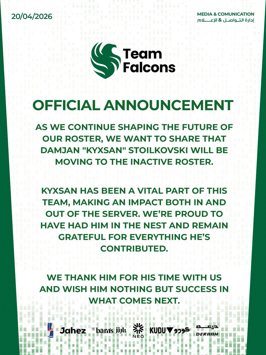 Falcons Esports tweet media