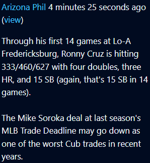 The Cub Reporter tweet media