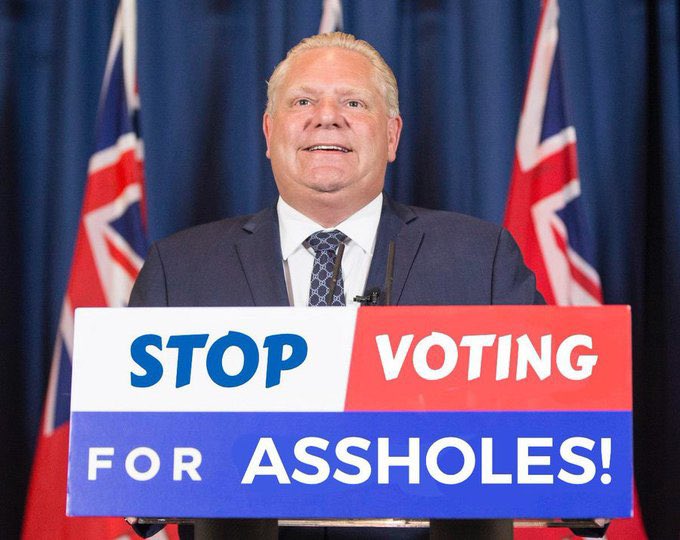 <a href="/ColinDMello/">Colin D'Mello | Global News</a> <a href="/PBethlenfalvy/">Peter Bethlenfalvy</a> wouldn’t know true leadership if it bit him in the ass.  Better than he just keep his mouth shut rather than trying to defend what Ford and the rest of those assholes tried to pull.  
<a href="/OntarioPCParty/">Ontario PC Party</a> are truly pathetic.