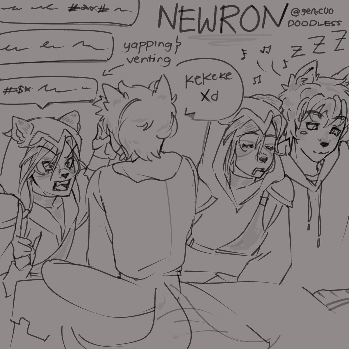 Late at night newron doodles cuz i cant sleep
#qsmp2 #ewroonfanart #nexefanart #newron