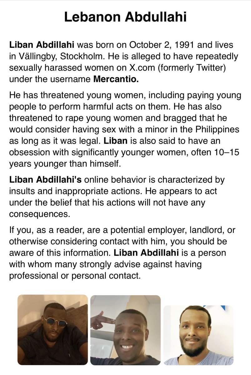 BREAKING: I have also been informed <a href="/Mercantio/">Mercantio</a> is an infamous nonce who harasses women on twitter.  #noncealert