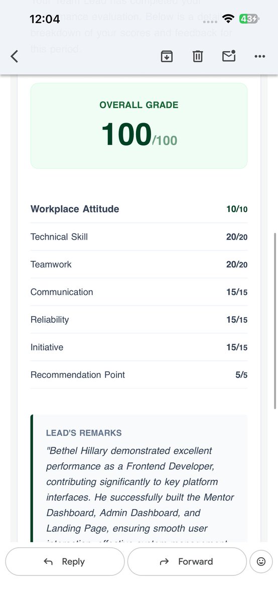 BCodeStack's tweet photo. 🚀Just wrapped a 3-month sprint with Team Echo at Trueminds Innovations building an LMS!

🏆 Honored to receive a 100/100 performance review for my work on:
🔹 Mentor &amp; Admin Dashboards
🔹 High-performance Landing Page
What’s up! 🌍💻

#BuildInPublic #Frontend #NextJS #BCodeStack https://t.co/jRfu7ZTDO9