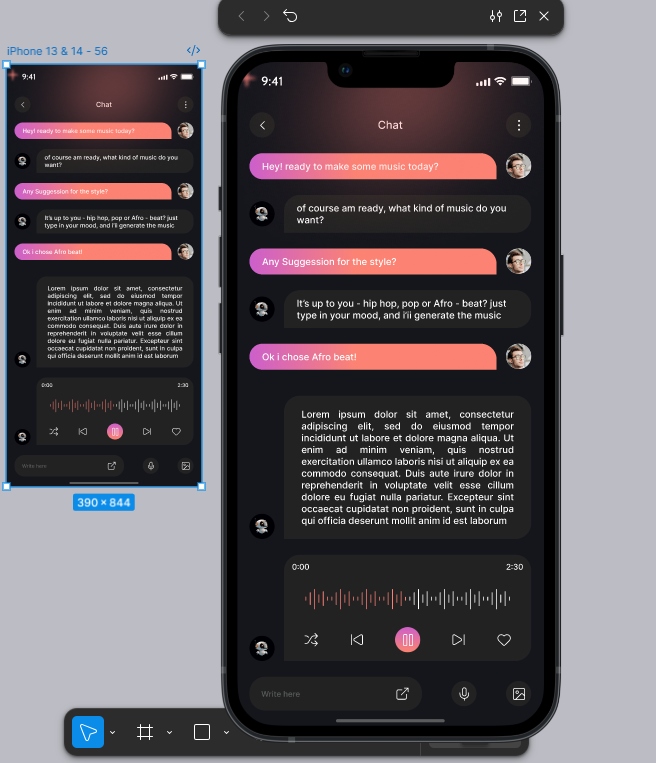 ShooWeb3's tweet image. Turn thoughts into sound.

This AI-powered mobile app lets you create music using just your voice or a simple chat.
Real-time playback. Personalized soundscapes. Zero complexity.
The future of music creation is conversational.

#AI #UXDesign #ProductDesign #MusicTech #UIDesign