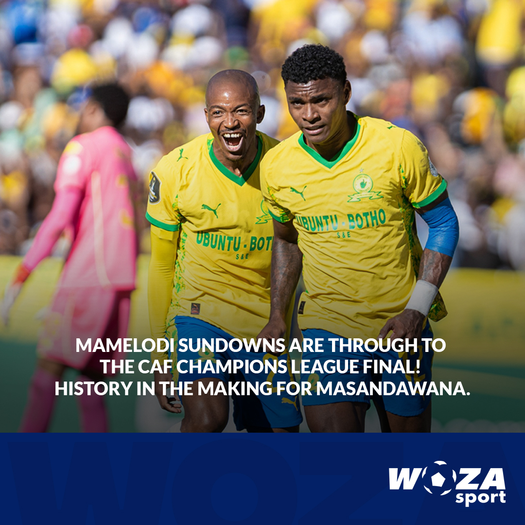 WozaSport's tweet photo. National pride and the magnitude of the achievement.

History has been made at Loftus Versfeld! Mamelodi Sundowns have secured their spot in the CAF Champions League Final! After a grueling semifinal battle, the yellow machine has proved once again why they are the pride of SA. https://t.co/PSmxz1pmHE