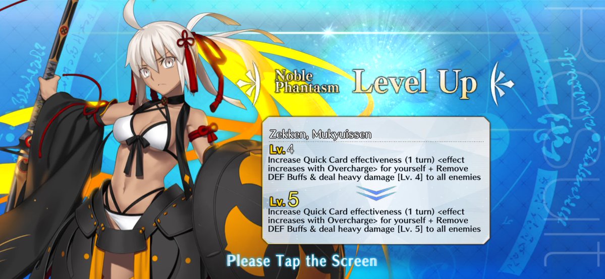 Finally got my first NP5 five star servant.

Obviously had to make it my GOAT 🗿🗿