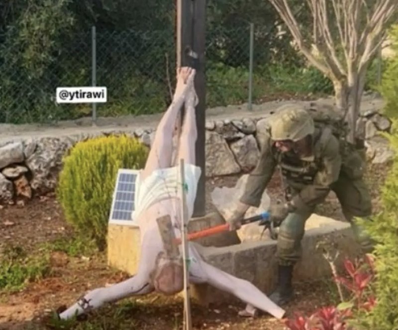 Israel invade un país, hace esto pero esperan que la gente no diga que son malos