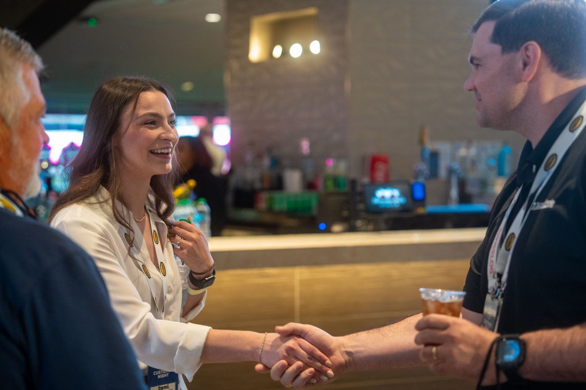 hytrol's tweet image. We could not #leadtheway without the support of our business partners. Thank you for joining us at our Customer Night last week in Atlanta. It was a pleasure having you with us, and we truly appreciate you taking the time to attend during MODEX 2026.