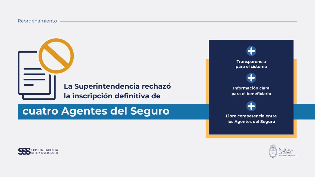 🇦🇷 Superintendencia de Servicios de Salud 🇦🇷 tweet media