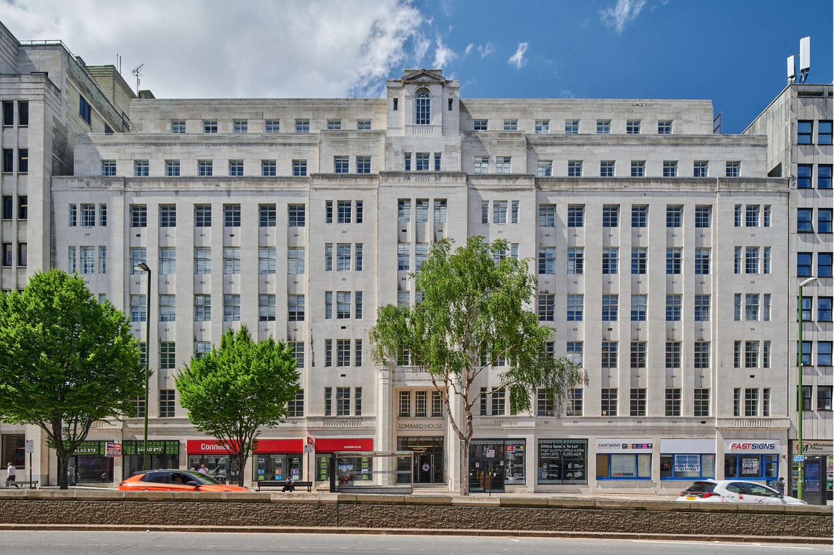 BuildsWeAre's tweet image. 🌆Lombard House, 145 Great Charles Street.

This c1930s Art Deco building is to be converted into 85 homes (studios, 1-3 beds), paving the way forward for the delivery of homes for first-time buyers &amp;amp; city professionals.

All commercial ground-floor uses will remain.

#Birmingham