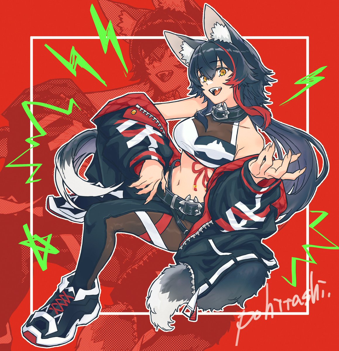 HOWL!⚡️
#みおーん絵