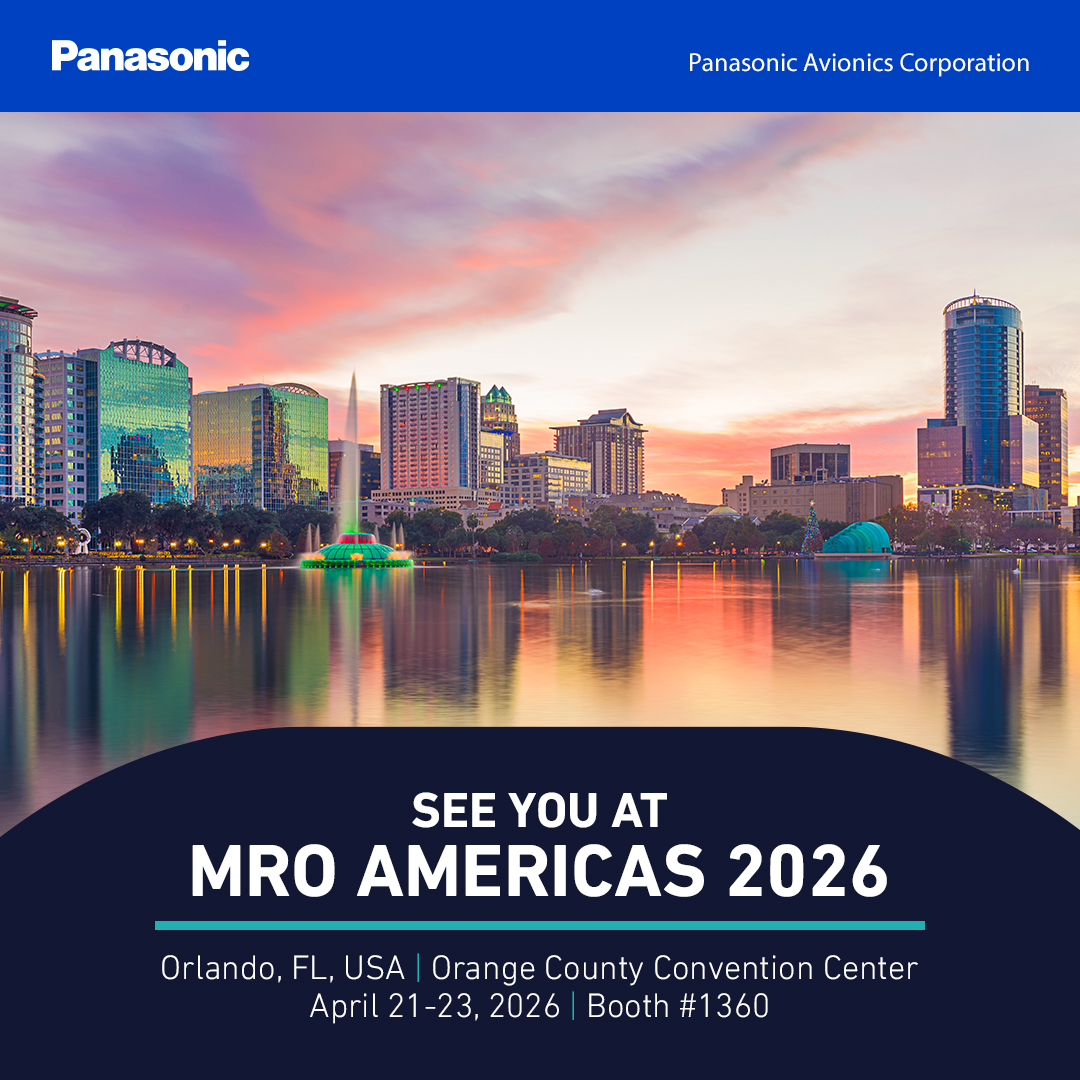 PanasonicAero's tweet image. One day to go for #MROAmericas2026 ✈️

Explore smarter maintenance solutions at Booth #1360.

Don’t miss Tom Eskola: AI-Driven Integrated Line Maintenance Planning &amp;amp; Execution

🗓 21 April | ⏰ 1:00 PM ET

Book a meeting: spr.ly/6014B6hWY4

#Aviation #MRO