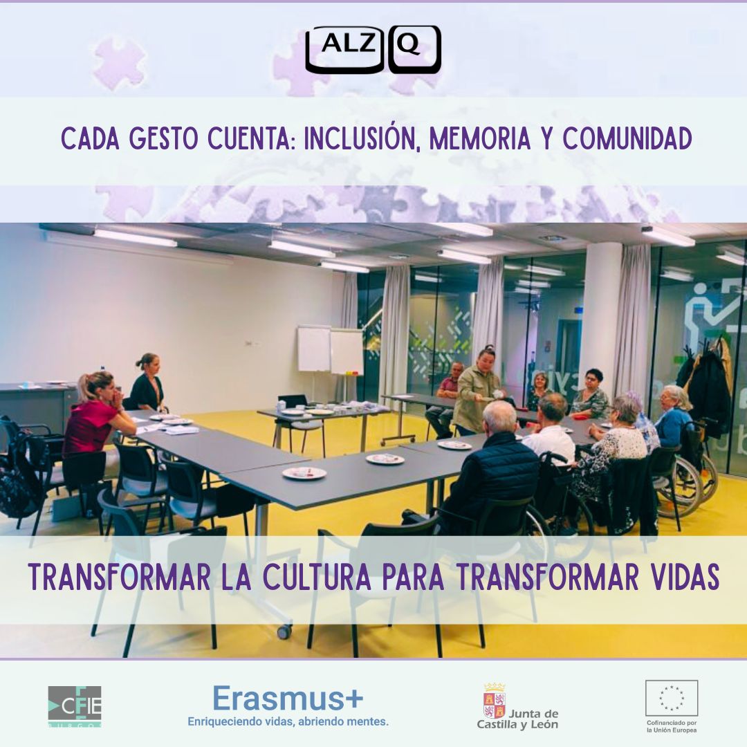 cfieburgos's tweet image. El objetivo es claro: reducir el aislamiento, promover la participación cultural y construir comunidades más inclusivas 🤝
ALZ‑Q está financiado por la Unión Europea y se desarrollará hasta 2026.
#AlzQ #ErasmusPlus #internacionalizaCyL #CFIEBurgos