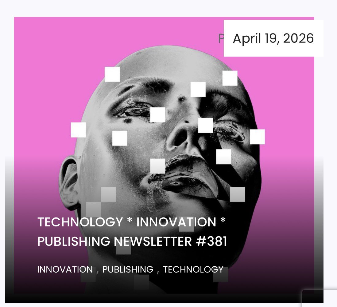 ksandler1's tweet image. 🔥 Hot off the press: “#Technology • #Innovation • #Publishing - Issue #381" sandlertechworks.com/2026/04/19/tec… - Highlights this wk from @WMG_NYC @mariskreizman1 on #media #AI #ArtificialIntelligence #books #Google #OpenAI #Amazon #Adobe