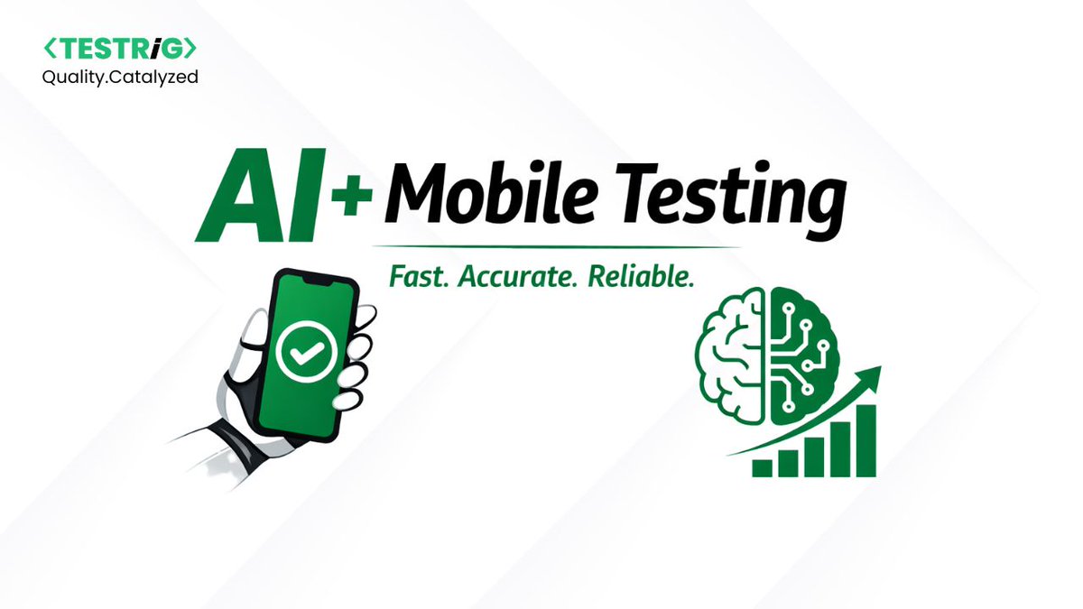 testrig_qa's tweet image. Your users don’t care how you test.
They care that it works.

@testrig_qa we are combining #AI + #mobile automation
to detect failures faster, reduce flaky tests,
and improve real-device reliability.

Free Trial: testrigtechnologies.com/mobile-automat…

#AIinTesting #MobileQA #TestAutomation
