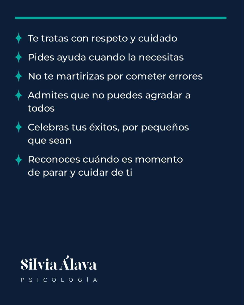 Tener una autoestima saludable significa cuidarte, escucharte y valorarte en cada momento 🌿

Cuando pides ayuda, celebras tus logros y te das permiso para parar, estás construyendo un bienestar real y duradero 😉💙