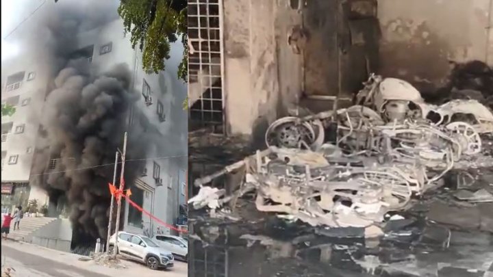 VarthaByte's tweet image. హైదరాబాద్ టీఎన్జీవో కాలనీలో అగ్ని ప్రమాదం.. అపార్ట్‌మెంట్ సెల్లార్‌లో 15 బైక్‌లు దగ్ధం

varthabyte.com/hyderabad-tngo…

#TelanganaNews #FireAccident #gachibowlinews #hyderabadnews #tngocolonyfire #hyderabadlatestnews #TeluguNews #AndhraNews #APNews #BreakingNews