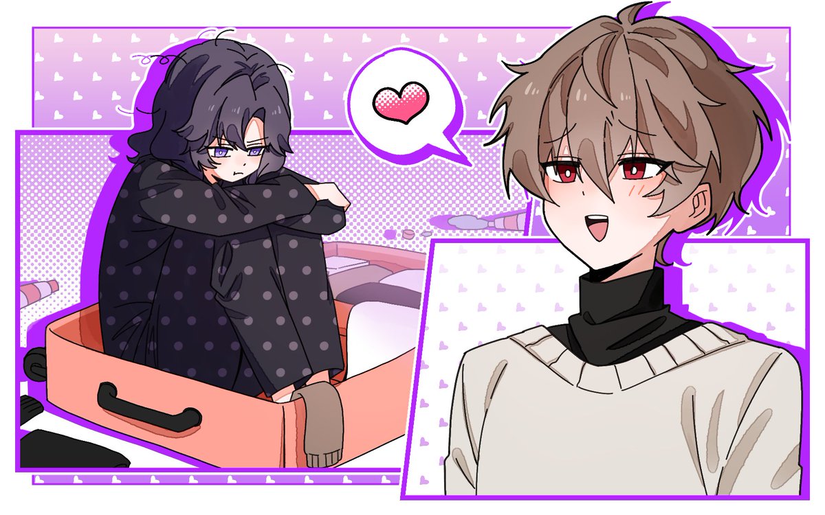 #커미션 

나도 데려가! 
LD 2인 고정틀 커미션을 개장하였습니다!
친구 혹은 연인의 캐리어에 난입하여 짐싸기를 방해해보아요

1페어 3.0

자세한 사항은 크레페에서 확인해주세요!
🍞crepe.cm/ko/@Sikpan_14g…