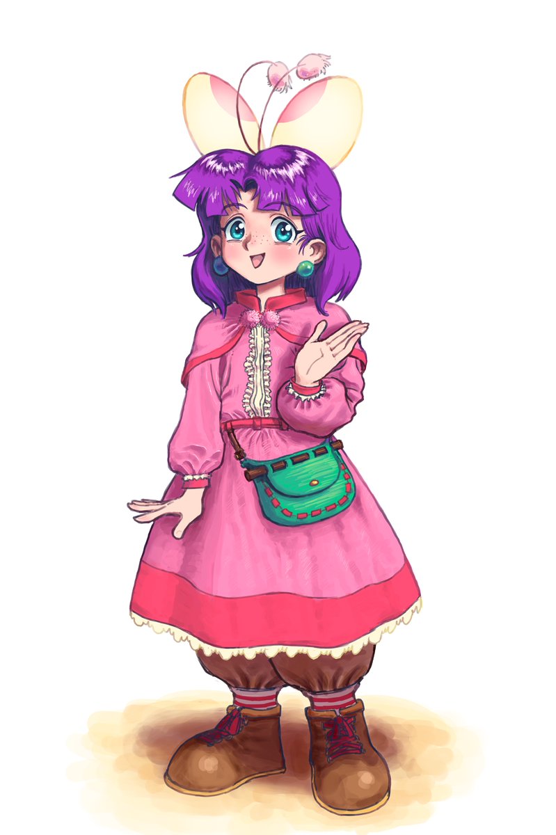 Sue is my favorite character from Grandia. I might draw other characters from the game. #グランディア