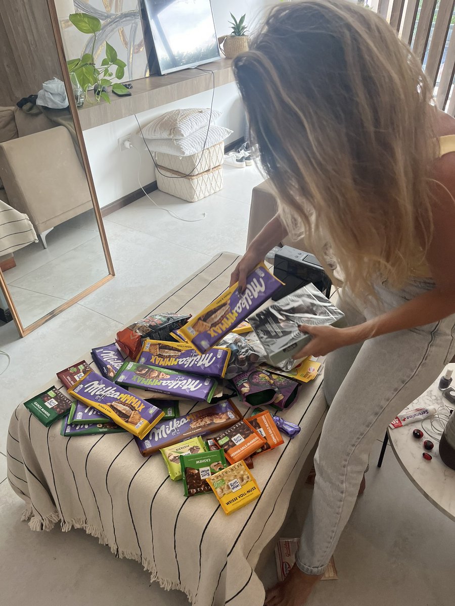 Contando mis lingotes de chocolate 🍫🇩🇪
