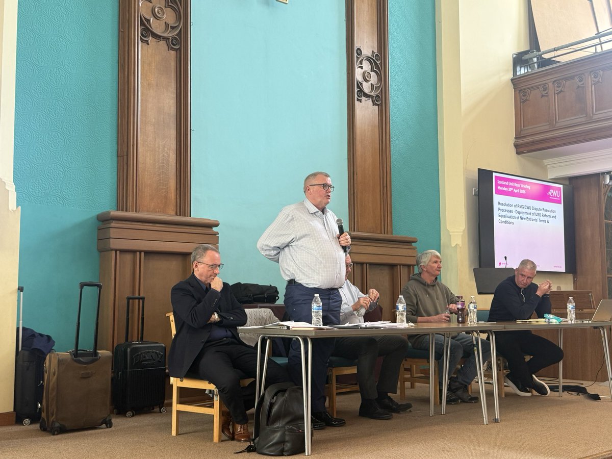 Glasgow and District CWU (Postal) tweet media