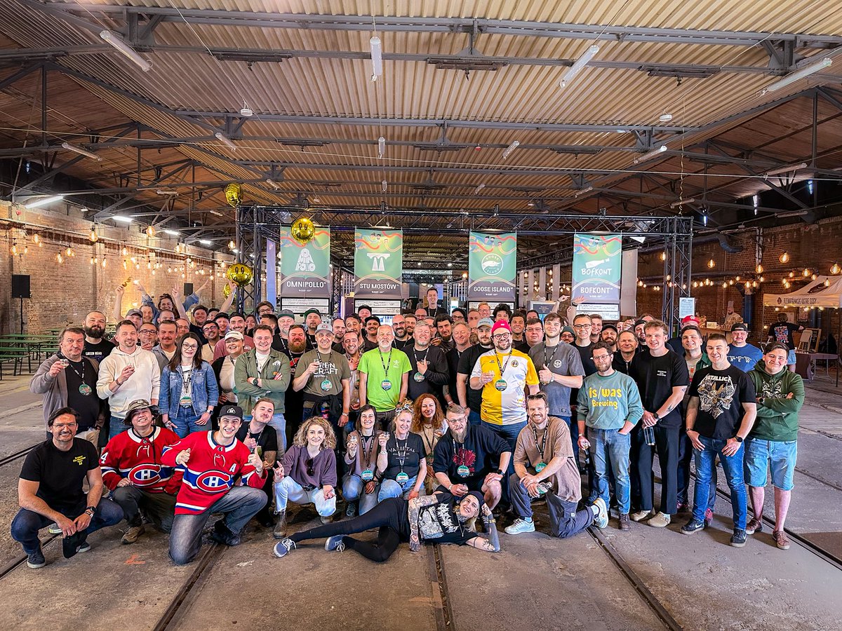 beergeekmadness's tweet photo. Beer Geek Madness 2026 — done 🍻

More than a festival: a global community built by brewers who bring their beers, energy and stories to Wrocław.

Thank you for the trust and for creating something truly special together.

See you next year 🙏 https://t.co/K75aa27hZs