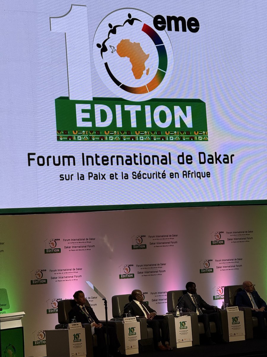 ambasenvatican's tweet photo. #10eme Edition Forum International de Dakar. https://t.co/aslHNggrDw