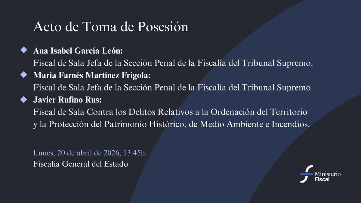 Fiscalía General tweet media