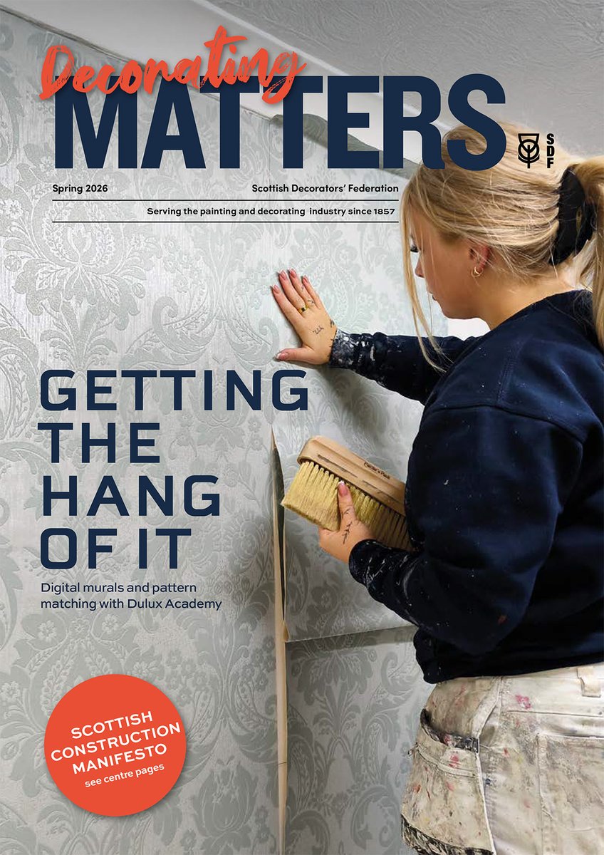 Scottish_Decor's tweet image. Have you seen the latest issue of #DecoratingMatters #magazine yet? Available from decorating centre branches in #scotland and online here: bit.ly/DM_spring2026i…

#paintinganddecorating