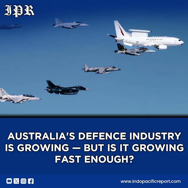 pacific_reports's tweet image. Australia’s defence industry is growing, but workforce and capacity gaps could limit its ability to support expanding military ambitions in the Indo-Pacific.
Without matching human capital to rising investments
#indopacificreport #AustraliaDefence #DefenceIndustry