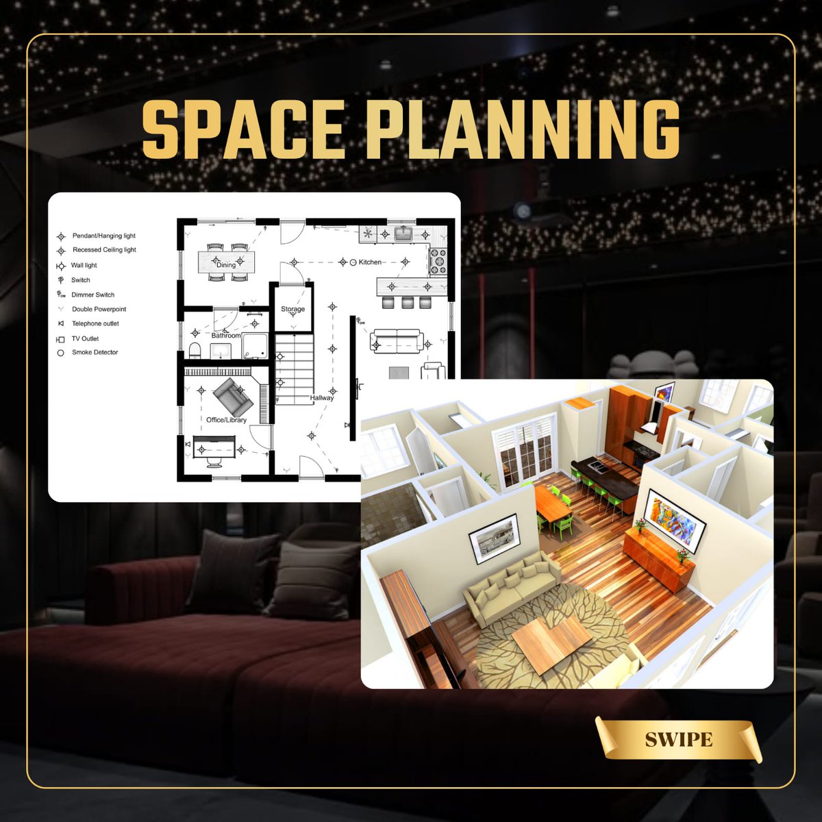 futurecineworks's tweet image. Beautiful spaces aren’t by chance ✨

Good design = smart space planning, right lighting &amp;amp; quality materials. When these align, your space speaks for itself.

Call us today 📞

Follow @future_cineworks

#InteriorDesign #SpacePlanning #HomeDesign #Lighting #LuxuryInteriors