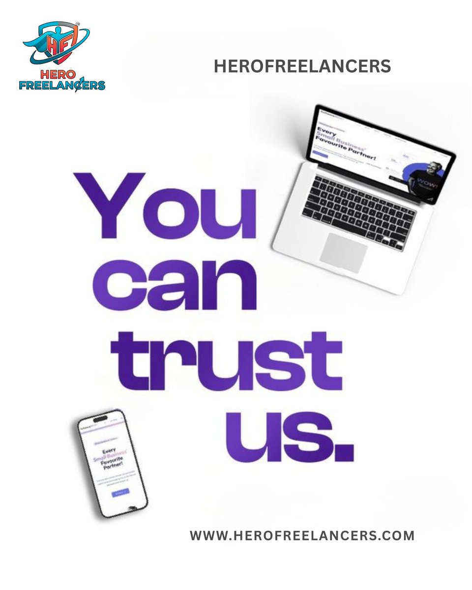 HeroFreelancer's tweet photo. You dream it. We deliver it. Trust us to handle the rest. 🚀

​Hero Freelancers is your all-in-one destination for professional digital solutions. From web development to creative design, we provide the expertise you need to stay ahead of the curve. https://t.co/rFU7tlW1OF