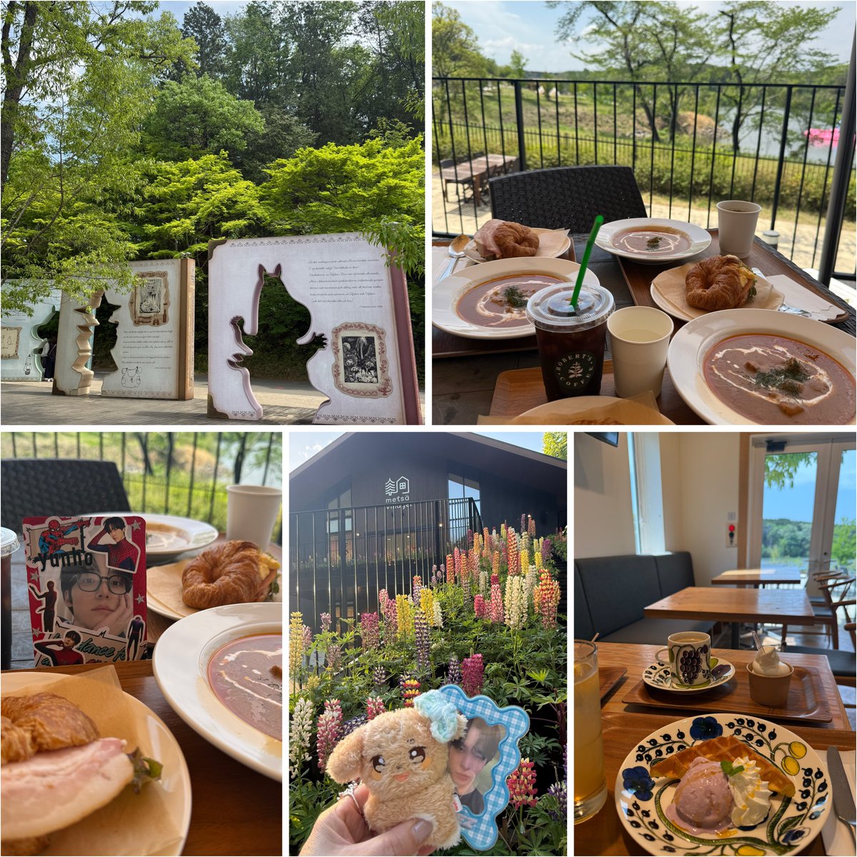 地元ママ友ランチ🍽️
ゆっくりたっぷり話したいから都会とは真逆の静かで穏やかな場所😌癒しの景色と新緑に囲まれて🌿🌿
ホッとな地元話楽しかった😆