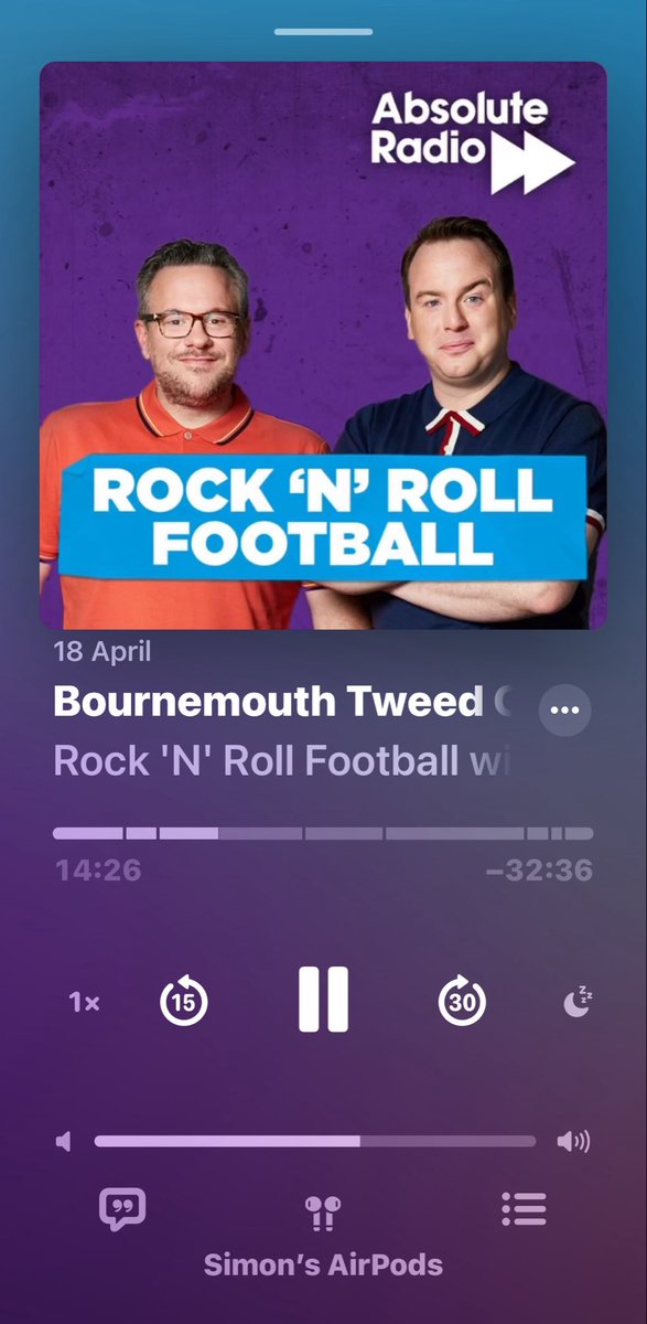 SiGreg39's tweet photo. Essential for getting me through Monday!! @RnRFootball with @mattforde and @RealDysonator #TwoOfOurOwn https://t.co/E4aV6mhhmU