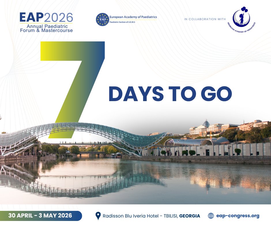 EAP European Academy of Paediatrics Congress tweet media