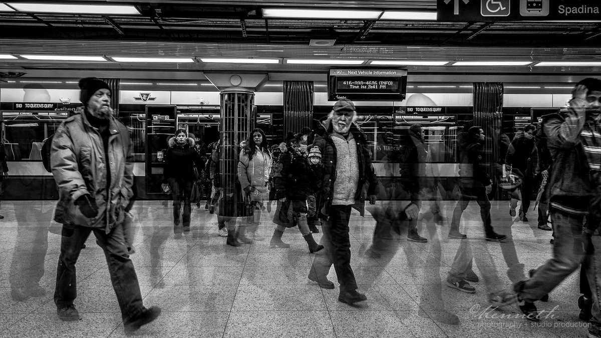 kennethca_photo's tweet image. Underground movement. From the archives. #TTC #photography